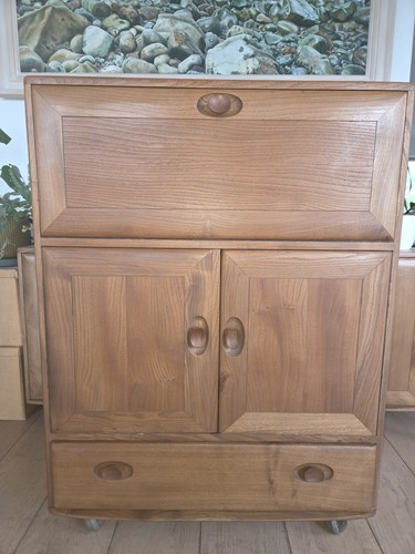 Blue ercol 469 elm - blue,