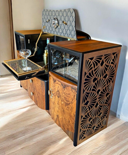 Art deco walnut - art,