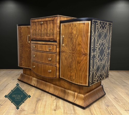 Art deco cocktail cabinet - deco,