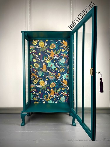 Vintage teal tropical - teal,