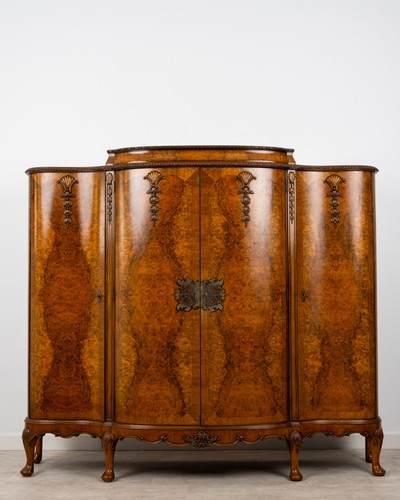 Antique burr walnut cocktail - antique,