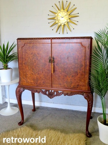 Vintage antique burr walnut - vintage,