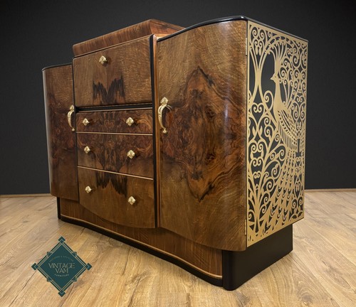 Art deco cocktail cabinet - art,