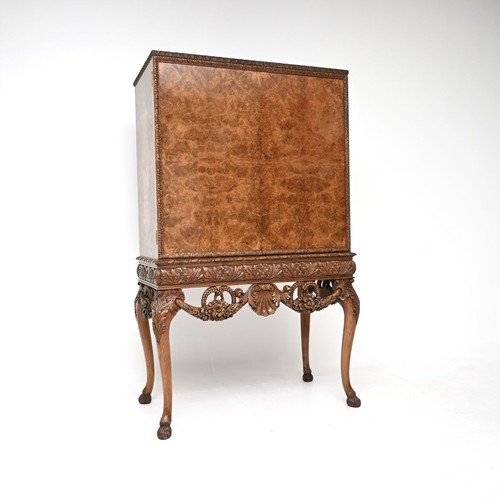 Antique burr walnut queen - queen, anne