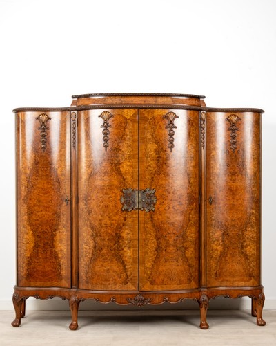 Antique burr walnut - walnut, cocktail