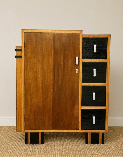 Vintage art deco oak - vintage,