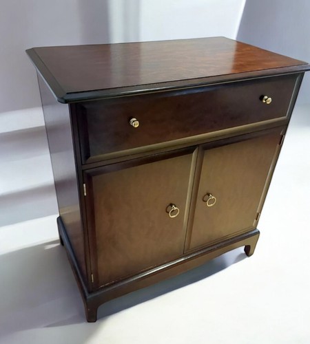 Stag mahogany drinks cabinet - mahogany,